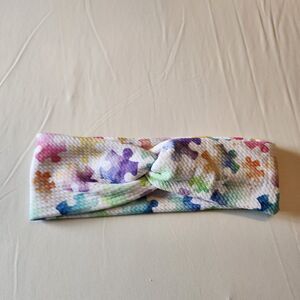 Autism Awareness Headband Headwrap Unbranded Puzzle Pieces One Size